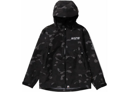 BAPE GORE-TEX Color Camo Shell Jacket Black - apparel view 2