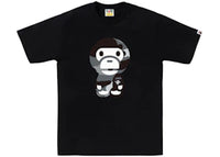 BAPE Giant 1st Camo Big Baby Milo Tee Black/Grey