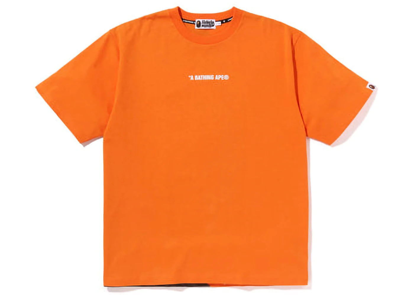 BAPE Giant Ape Head Relaxed Fit Tee Orange - vue secondaire A
