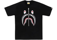 BAPE Glitter Shark Tee Black