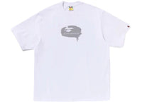 BAPE Graffiti Ape Head Logo Relaxed Fit Tee White