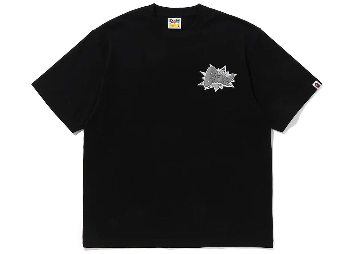 BAPE Graffiti Bape Relaxed Fit Tee Black - vue secondaire B