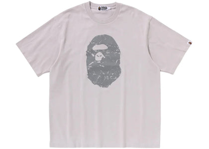 BAPE Heavy Washed Ape Head Relaxed Fit Tee Gray - product view 2