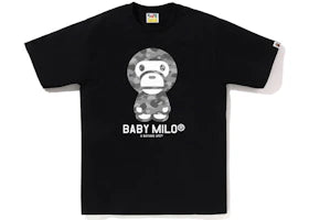 BAPE Honeycomb Camo Baby Milo Tee Black/Grey