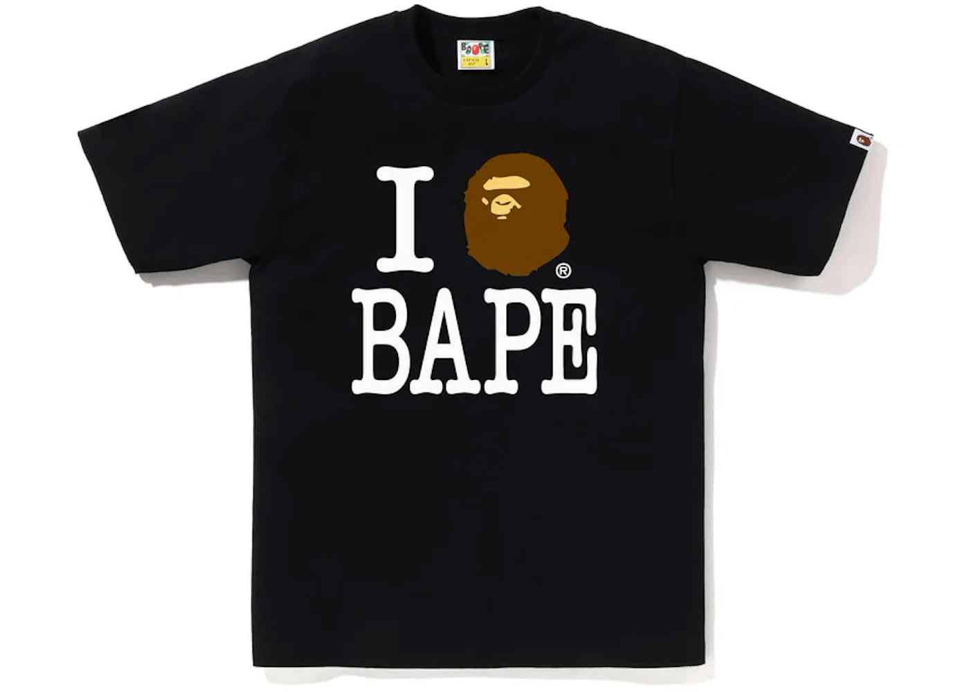 BAPE I Love Bape Tee Black - vue 360