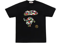 BAPE Japan Ape Face Tee Black