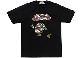 BAPE Japan Ape Face Tee Black