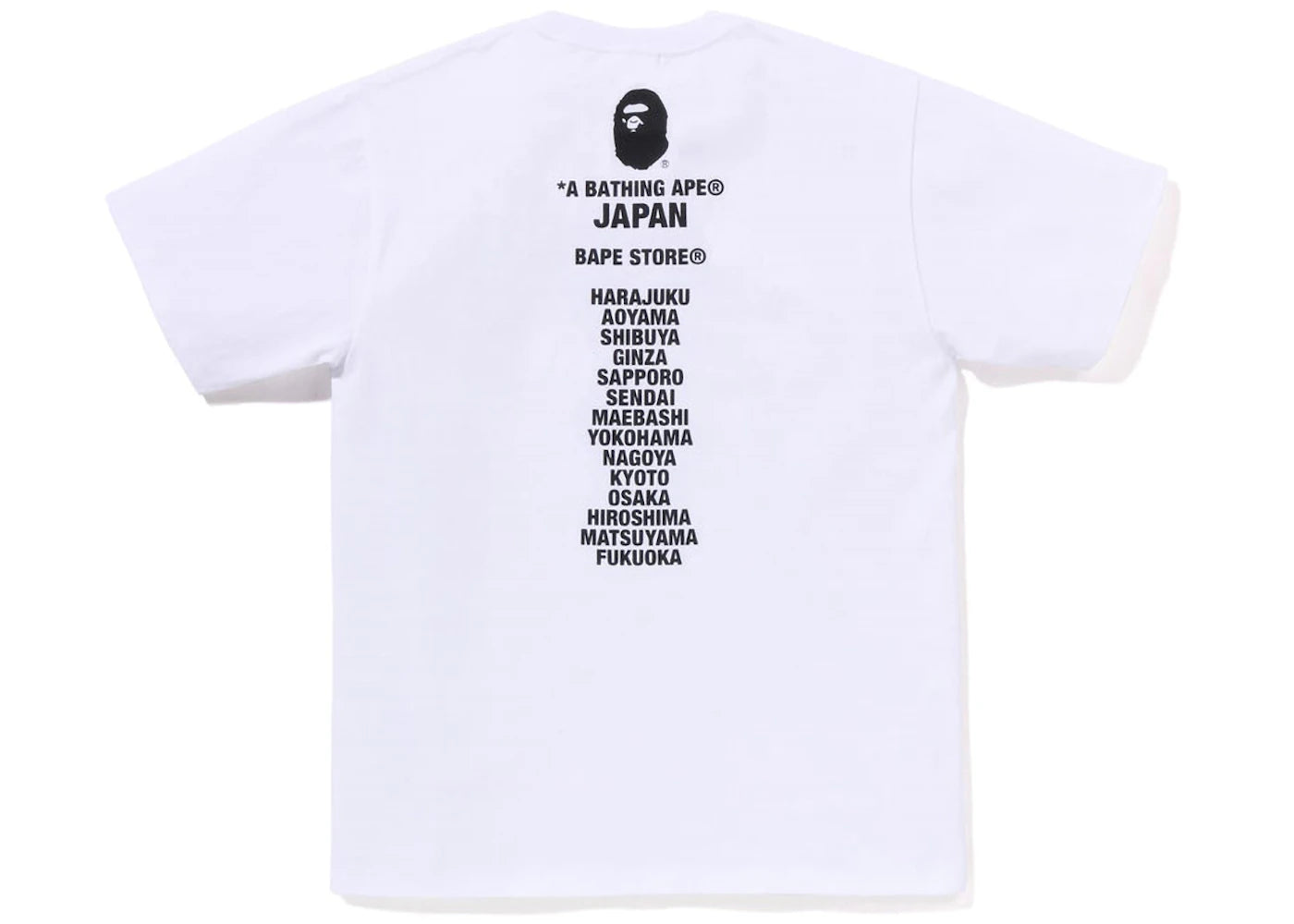 BAPE Japan Ape Head Tee White - vue secondaire B