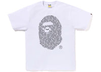 BAPE Japan Ape Head Tee White