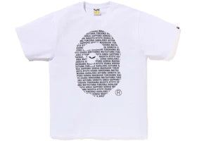 BAPE Japan Ape Head Tee White