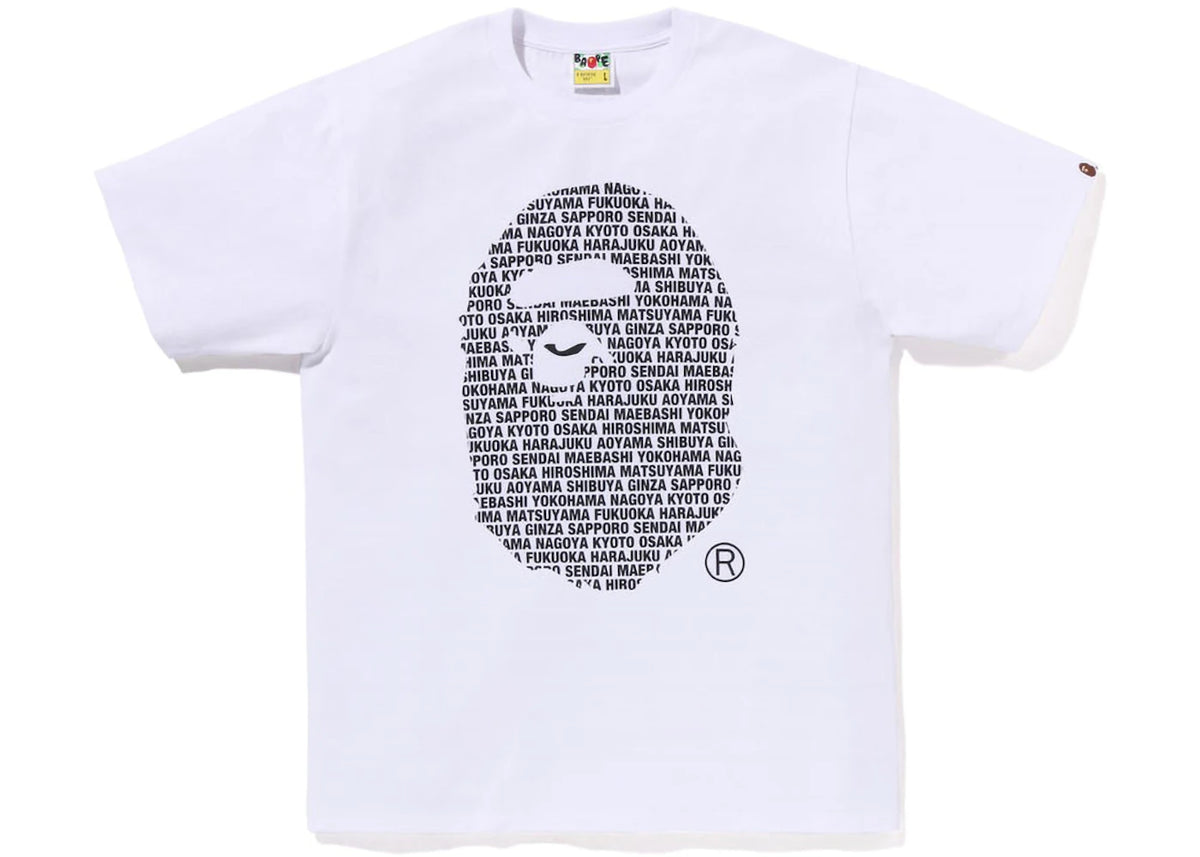 BAPE Japan Ape Head Tee White - vue 360