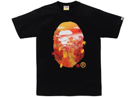 BAPE Japan Autumn Photo Ape Head Tee Black