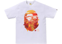 BAPE Japan Autumn Photo Ape Head Tee White