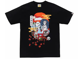 BAPE Japan Culture Ape Head Tee (FW23) Black