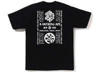 BAPE Japan Culture Lettered Tee Black