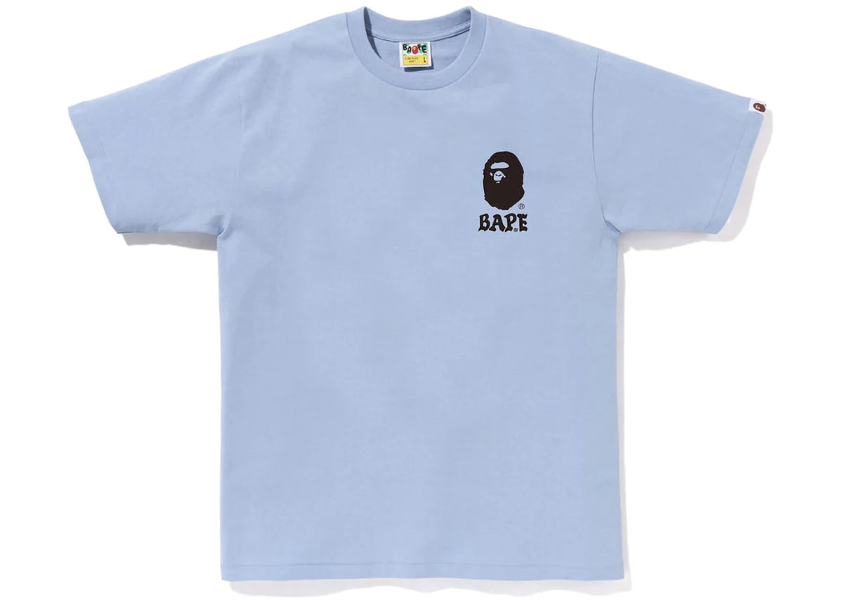 BAPE Japan Culture Lettered Tee Sax - vue secondaire B
