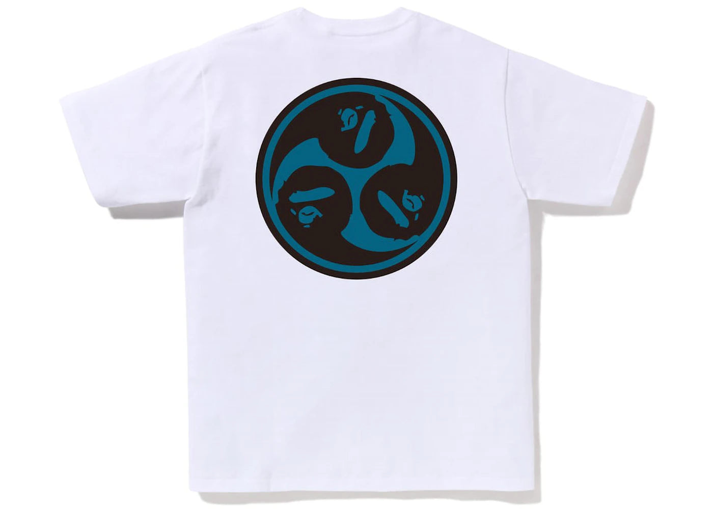 BAPE Japan Culture Mitsudomoe Tee White - vue secondaire A