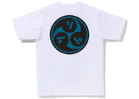 BAPE Japan Culture Mitsudomoe Tee White