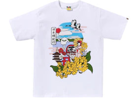 BAPE Japan Culture Spring Ape Head Tee White