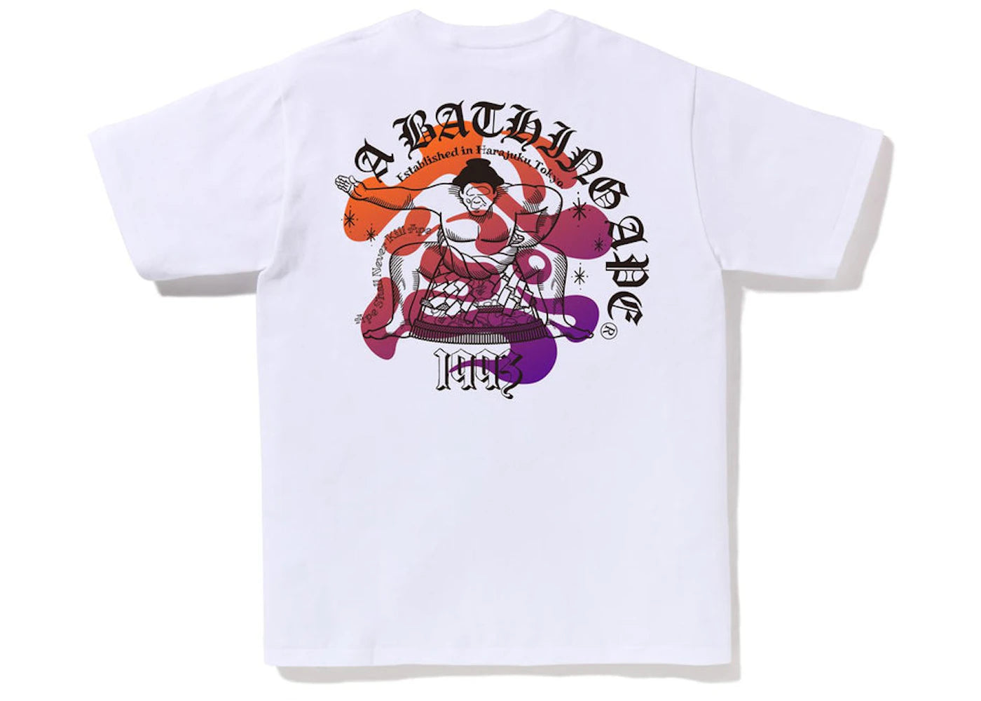 BAPE Japan Culture Sumo Tee White - vue secondaire A