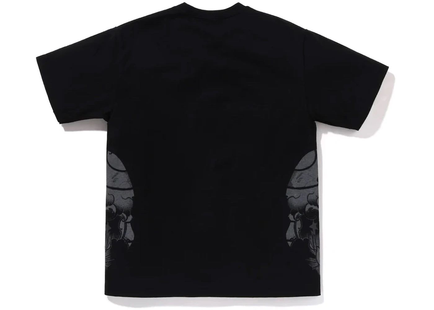 BAPE Japanese Tattoo Side Big Ape Head Tee Black - vue secondaire A