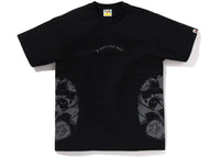 BAPE Japanese Tattoo Side Big Ape Head Tee Black