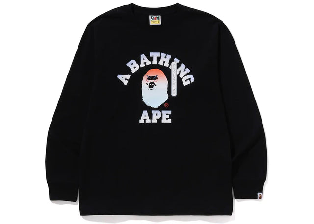 BAPE Kabuki Head L/S Tee Black