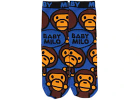 BAPE Kids Baby Milo Socks Blue - vue 360