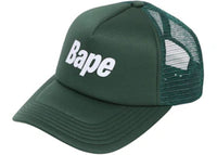 BAPE Logo Mesh Cap Green