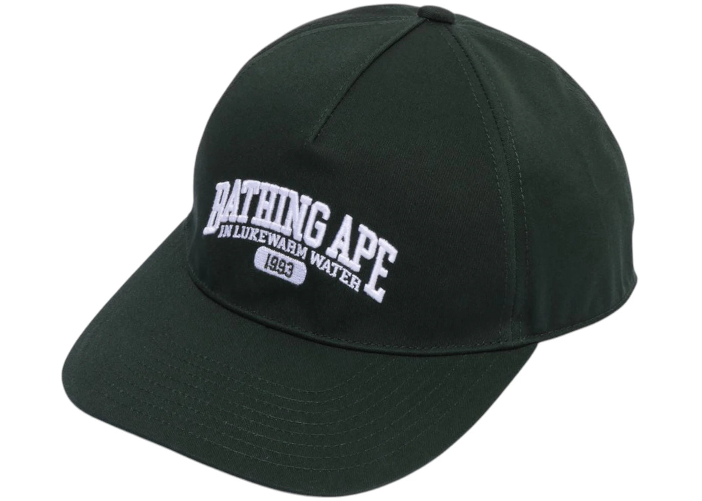 BAPE Logo Trucker Cap Olivedrab - vue secondaire A