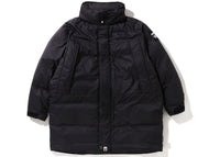 BAPE Long Relaxed Fit Down Jacket Black