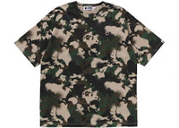 BAPE Map Camo Ape Head One Point Relaxed Fit Tee Green