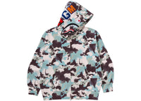 BAPE Map Camo Shark Full Zip Hoodie Multicolor