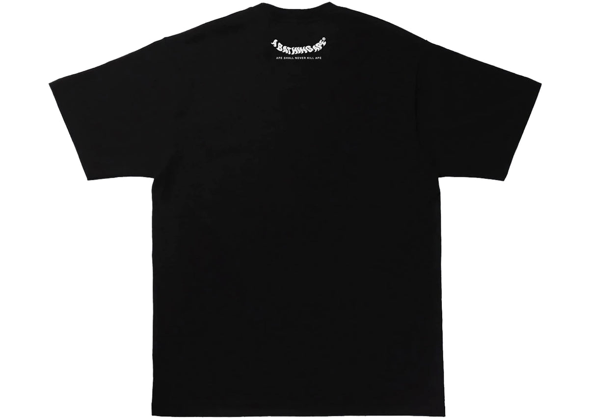 BAPE Marble Camo Ape Head Tee Black - vue secondaire B