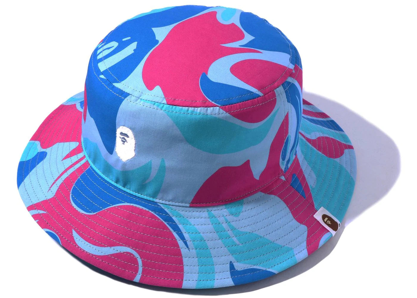 BAPE Marble Camo Bucket Hat Blue - vue secondaire B