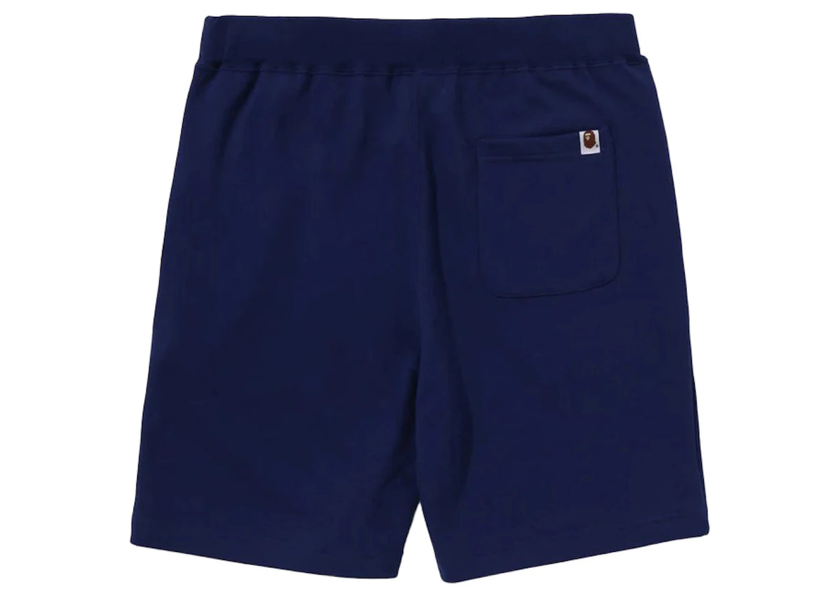 BAPE Men's Summer Premium Shorts Navy - vue secondaire B