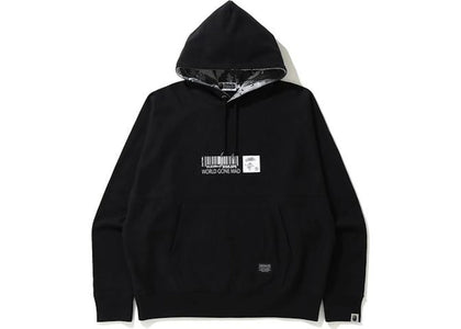 BAPE Military Loose Fit Pullover Hoodie Black - apparel view 2