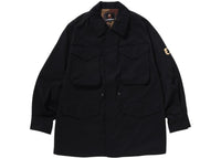 BAPE Military Shirt Jacket Black