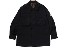 BAPE Military Shirt Jacket Black
