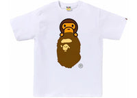 BAPE Milo On Ape Head Tee White