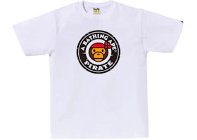 BAPE Milo Pirate Tee White