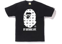 BAPE Monogram by Bathing Tee Black/White