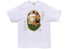 BAPE Moon Japan Ape Head Tee White - vue 360