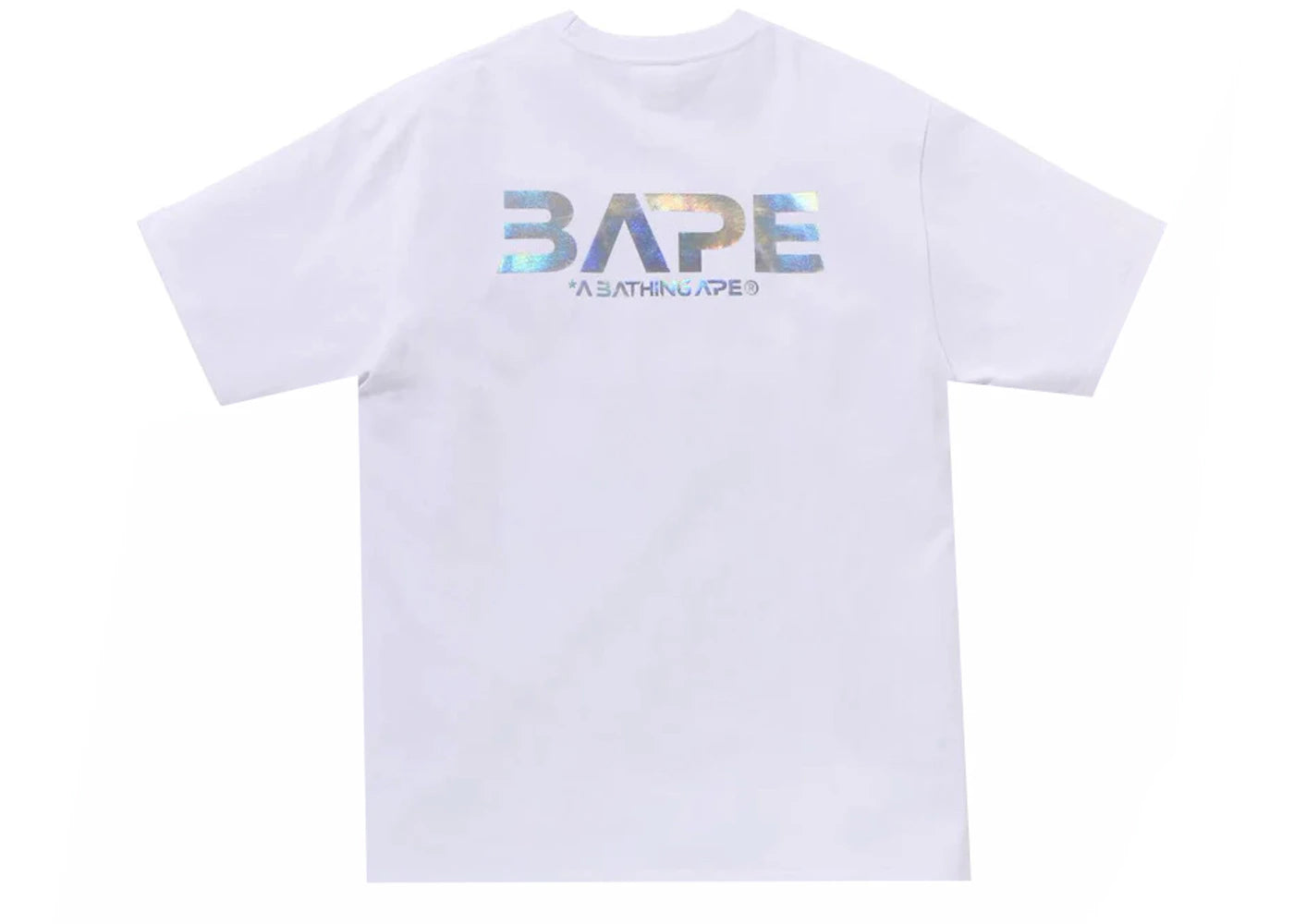 BAPE Moon Photo Ape Head Tee White - vue secondaire A