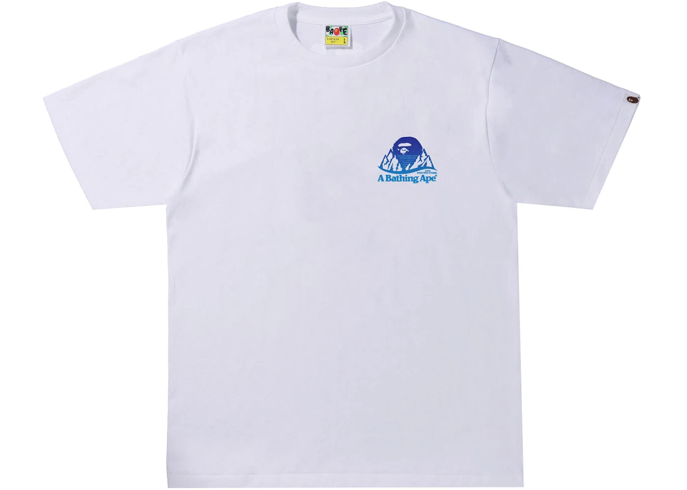 BAPE Mountain Tee White - vue secondaire B