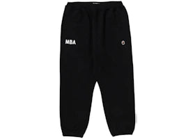 BAPE Mr Bathing Ape Sweat Pants Black - vue 360