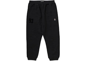 BAPE Mr.Bathing Ape Logo Sweat Pants Charcoal - vue 360