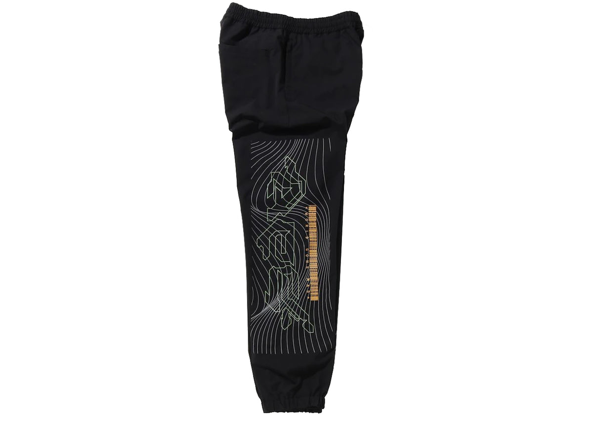 BAPE Multi Graphic Track Pants Black - vue secondaire B