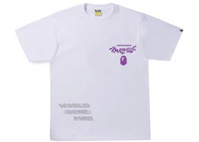 BAPE Multi Logo 1 Tee White - vue 360
