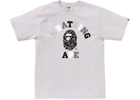 BAPE Neon Camo College Tee Gray